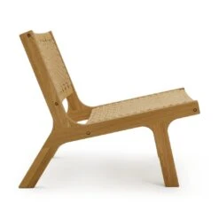 Habitat Faro Woven Paper Rope And Oak Accent Chair - Natural 6 Habitat Faro Woven Paper Rope And Oak Accent Chair - Natural -Habitat Furni Sales 1950991 R Z004A