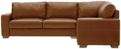 Habitat Eton Leather Left Hand Corner Sofa - Tan -Habitat Furni Sales 1958278 R Z002A