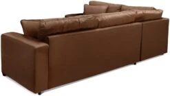 Habitat Eton Leather Right Hand Corner Sofa - Tan 4 Habitat Eton Leather Right Hand Corner Sofa - Tan -Habitat Furni Sales 1958285 R Z004A