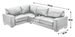 Habitat Eton Leather Right Hand Corner Sofa - Tan 7 Habitat Eton Leather Right Hand Corner Sofa - Tan -Habitat Furni Sales 1958285 R Z020A