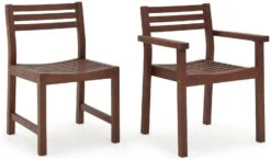 Habitat Amalfi 6 Seater Wooden Patio Set - Brown 6 Habitat Amalfi 6 Seater Wooden Patio Set - Brown -Habitat Furni Sales 1993501 R Z004A