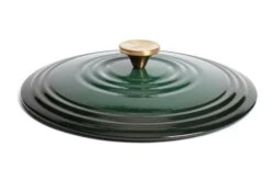 Habitat 5.3 Litre Cast Iron Casserole Dish - Green -Habitat Furni Sales 2003610 R Z003A