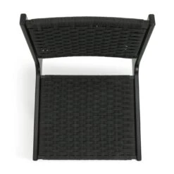 Habitat Faro Woven Paper Rope And Oak Accent Chair - Black 7 Habitat Faro Woven Paper Rope And Oak Accent Chair - Black -Habitat Furni Sales 2013112 R Z005A