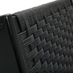 Habitat Faro Woven Paper Rope And Oak Accent Chair - Black 8 Habitat Faro Woven Paper Rope And Oak Accent Chair - Black -Habitat Furni Sales 2013112 R Z006A