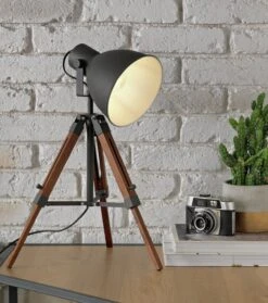 Habitat Loft Living Tripod Table Lamp - Grey -Habitat Furni Sales 2017596 R Z002C