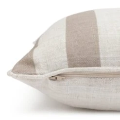 Habitat Striped Cushion - Coffee Cream - 30x50cm -Habitat Furni Sales 2024620 R Z003A