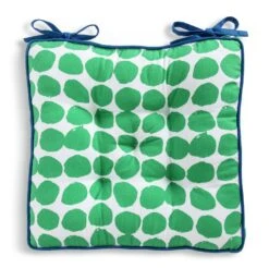 Habitat Abstract Pack Of 2 Seat Cushion - Green -Habitat Furni Sales 2066121 R Z003A
