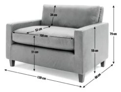 Habitat Chester Leather Cuddle Chair - Tan 3 Habitat Chester Leather Cuddle Chair - Tan -Habitat Furni Sales 2067807 R E001