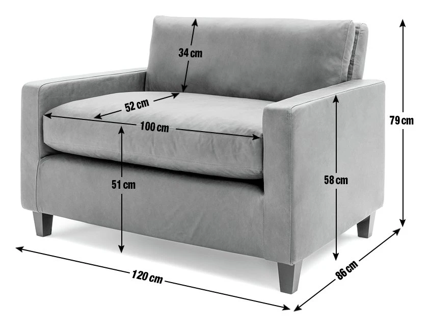 Habitat Chester Leather Cuddle Chair - Tan Habitat Chester Leather Cuddle Chair - Tan -Habitat Furni Sales 2067807 R E001