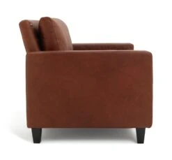 Habitat Chester Leather Cuddle Chair - Tan 6 Habitat Chester Leather Cuddle Chair - Tan -Habitat Furni Sales 2067807 R Z004A