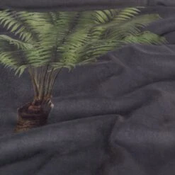 Habitat Graphic Palm Printed Throw - Black - 125X150cm 3 Habitat Graphic Palm Printed Throw - Black - 125X150cm -Habitat Furni Sales 2067869 R Z003A