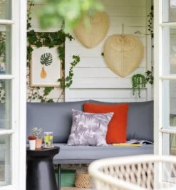 Habitat Palm Print Scatter Outdoor Cushion