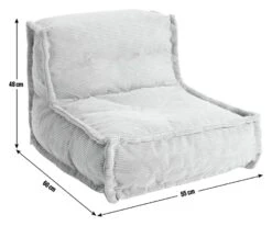 Habitat Kids Mini Estelle Cord Bean Bag - Green -Habitat Furni Sales 2074656 R E001