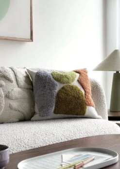 Habitat Geo Technique Cushion - Multicoloured - 43x43cm -Habitat Furni Sales 2077402 R Z005C