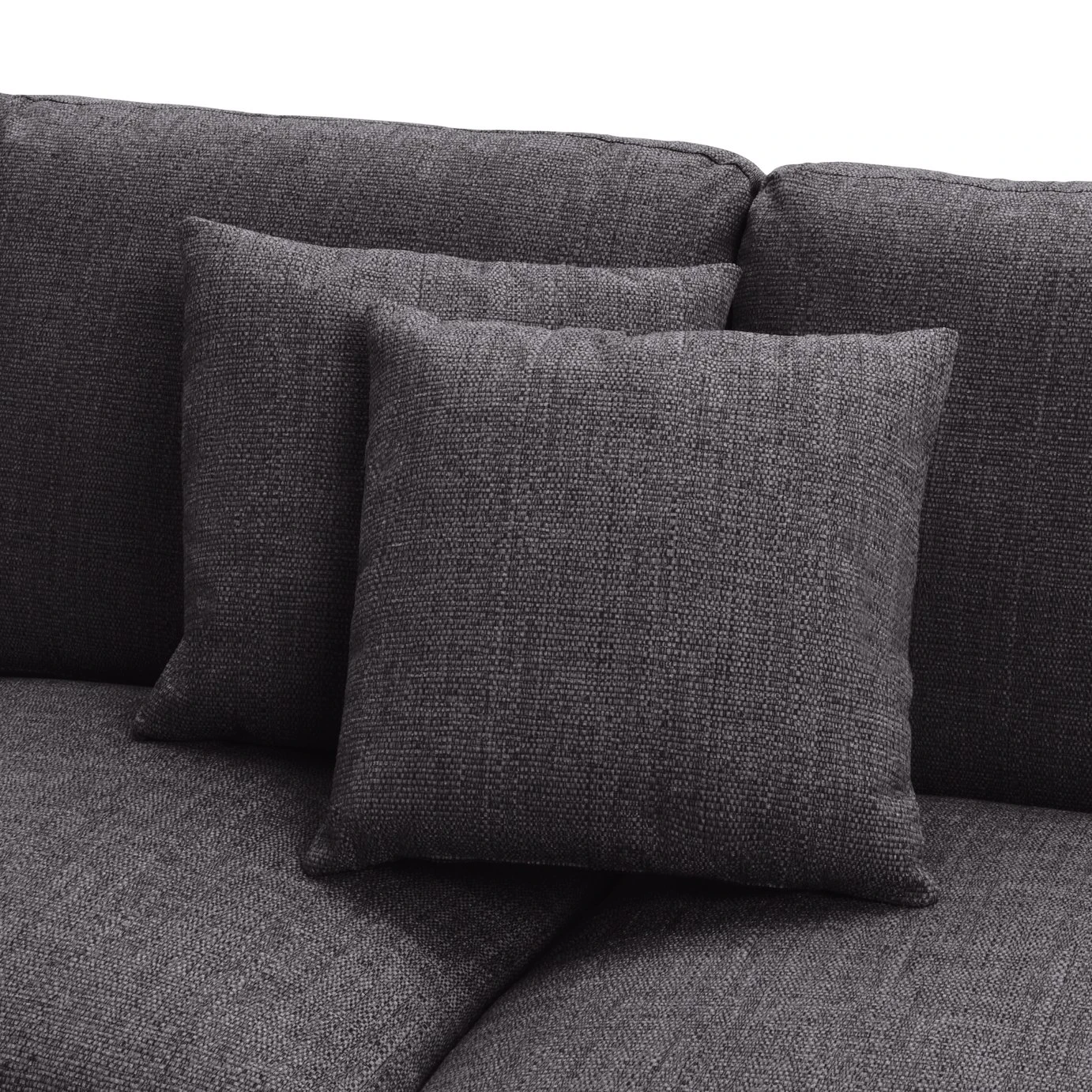 Habitat Lisbon Fabric Left Hand Corner Chaise Sofa- Charcoal Habitat Lisbon Fabric Left Hand Corner Chaise Sofa- Charcoal -Habitat Furni Sales 2078092 R Z010A