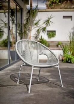 Habitat Nordic 4 Seater Rattan Garden Bistro Set - Grey -Habitat Furni Sales 2151500 R Z004C