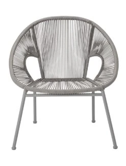 Habitat Nordic Spring Rattan Effect Garden Chair - Grey -Habitat Furni Sales 2159818 R Z002A