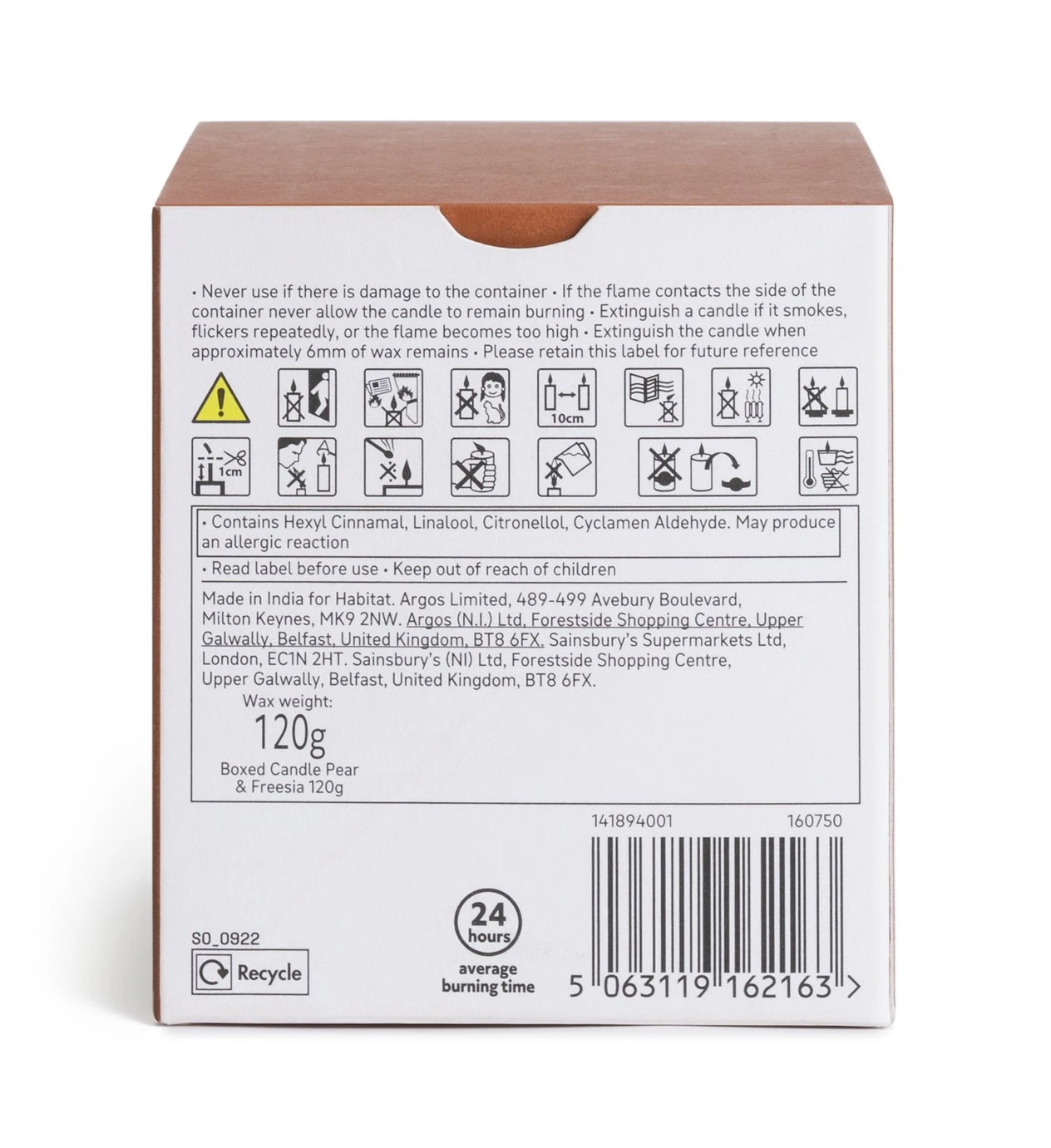 Habitat Medium Scented Boxed Candle Set - Set of 3 Habitat Medium Scented Boxed Candle Set - Set Of 3 -Habitat Furni Sales 2253116 R Z004A