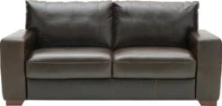 Habitat Eton Leather 3 Seater Sofa - Chocolate -Habitat Furni Sales 2271813 R Z015A