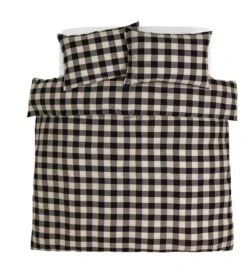 Habitat Gingham Check Black & White Bedding Set - Single 2 Habitat Gingham Check Black & White Bedding Set - Single -Habitat Furni Sales 2656500 R Z002A