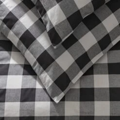 Habitat Gingham Check Black & White Bedding Set - Single 3 Habitat Gingham Check Black & White Bedding Set - Single -Habitat Furni Sales 2656500 R Z002C