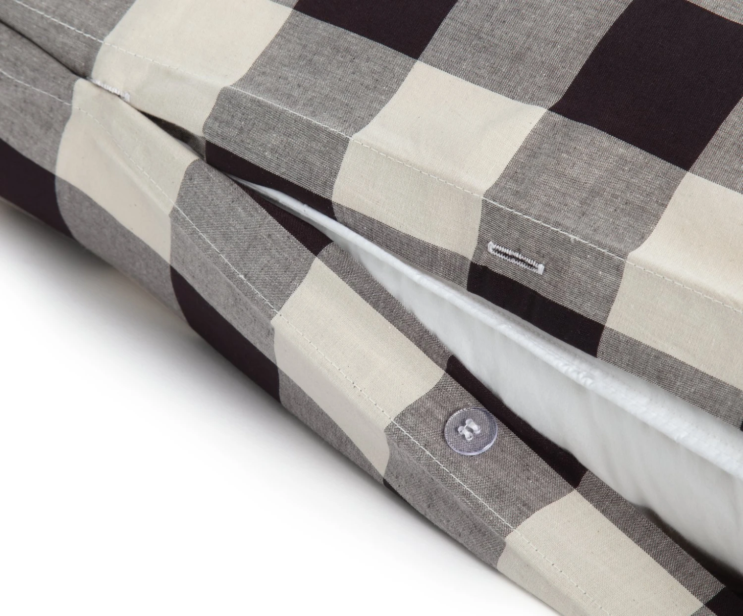 Habitat Gingham Check Black & White Bedding Set - Single Habitat Gingham Check Black & White Bedding Set - Single -Habitat Furni Sales 2656500 R Z003A