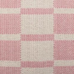 Habitat Checker Board Cushion - White & Pink - 43x43cm -Habitat Furni Sales 2714796 R B001