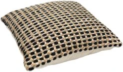 Habitat Jute Mono Check Cushion - Natural - 43X43cm -Habitat Furni Sales 2842596 R Z003A
