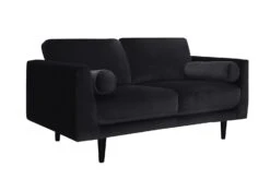 Habitat Jacob Fabric 2 Seater Sofa - Black -Habitat Furni Sales 2910143 R Z004A