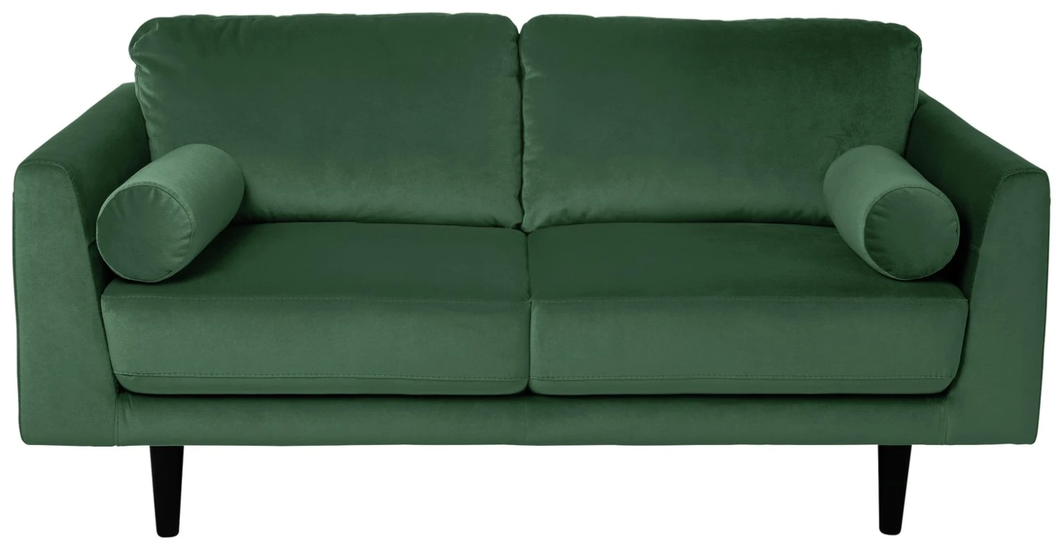Habitat Jacob Fabric 2 Seater Sofa - Emerald Green Habitat Jacob Fabric 2 Seater Sofa - Emerald Green -Habitat Furni Sales 2910181 R Z001A