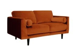 Habitat Jacob Fabric 2 Seater Sofa - Orange -Habitat Furni Sales 2910198 R Z004A