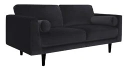 Habitat Jacob Fabric 3 Seater Sofa - Black -Habitat Furni Sales 2910208 R Z004A