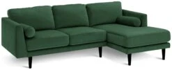 Habitat Jacob Velvet Right Hand Corner Sofa - Emerald Green -Habitat Furni Sales 2910291 R Z003A