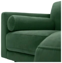 Habitat Jacob Velvet Left Hand Corner Sofa - Emerald Green -Habitat Furni Sales 2910356 R Z010A
