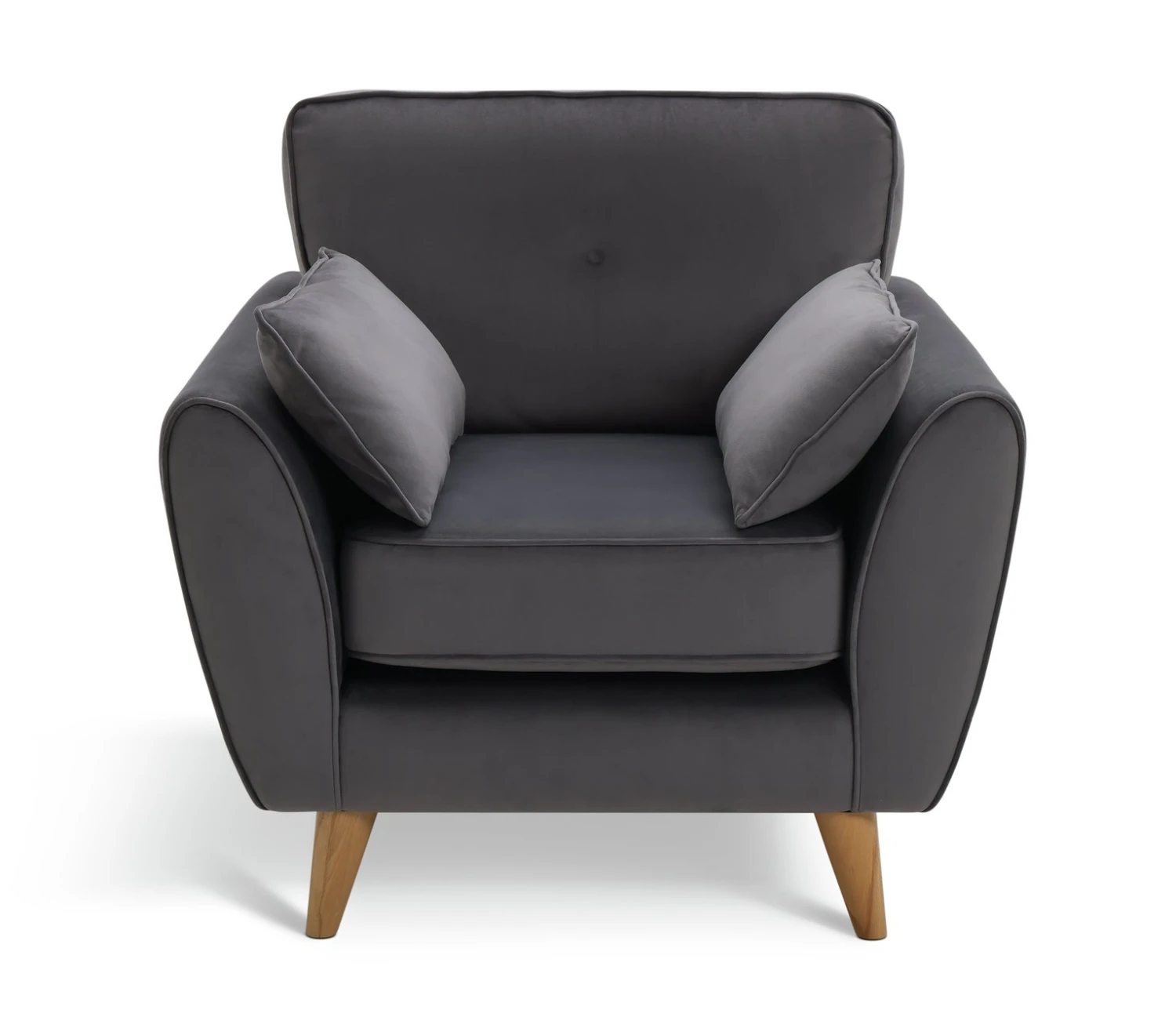 Habitat Iris Fabric Armchair - Grey Habitat Iris Fabric Armchair - Grey -Habitat Furni Sales 2910600 R Z001A