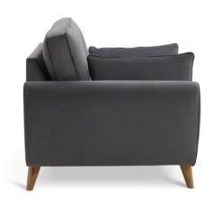 Habitat Iris Fabric Armchair - Grey 4 Habitat Iris Fabric Armchair - Grey -Habitat Furni Sales 2910600 R Z004A