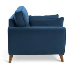 Habitat Iris Fabric Armchair - Navy 3 Habitat Iris Fabric Armchair - Navy -Habitat Furni Sales 2910631 R Z004A