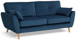 Habitat Iris Fabric 3 Seater Sofa - Navy -Habitat Furni Sales 2910734 R Z002A