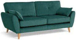 Habitat Iris Fabric 3 Seater Sofa - Teal 3 Habitat Iris Fabric 3 Seater Sofa - Teal -Habitat Furni Sales 2910772 R Z002A