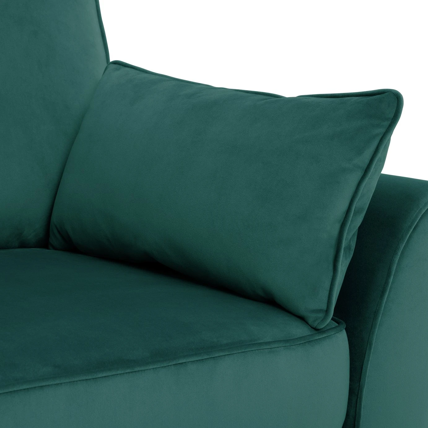 Habitat Iris Fabric 3 Seater Sofa - Teal Habitat Iris Fabric 3 Seater Sofa - Teal -Habitat Furni Sales 2910772 R Z008A