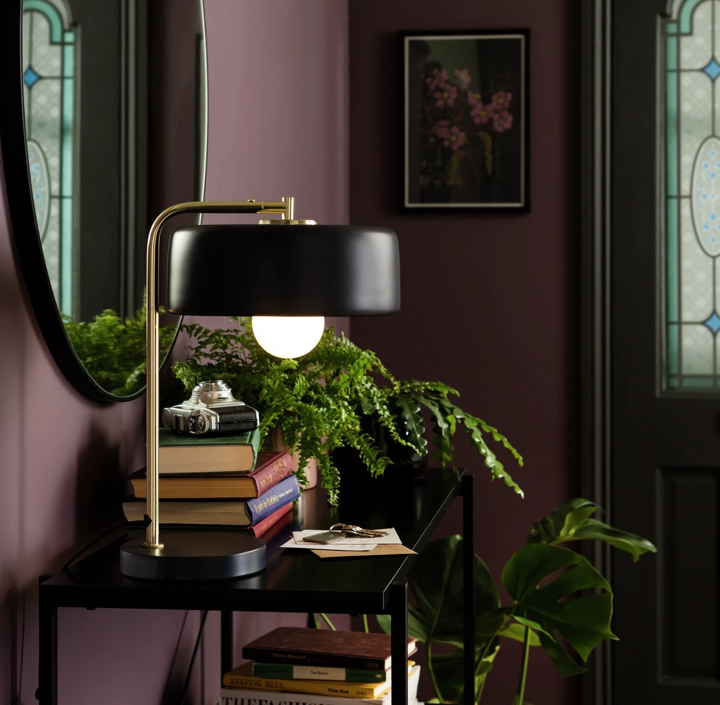 Habitat Minah Iron LED Table Lamp - Black & Brass Habitat Minah Iron LED Table Lamp - Black & Brass -Habitat Furni Sales 2990297 R Z001A