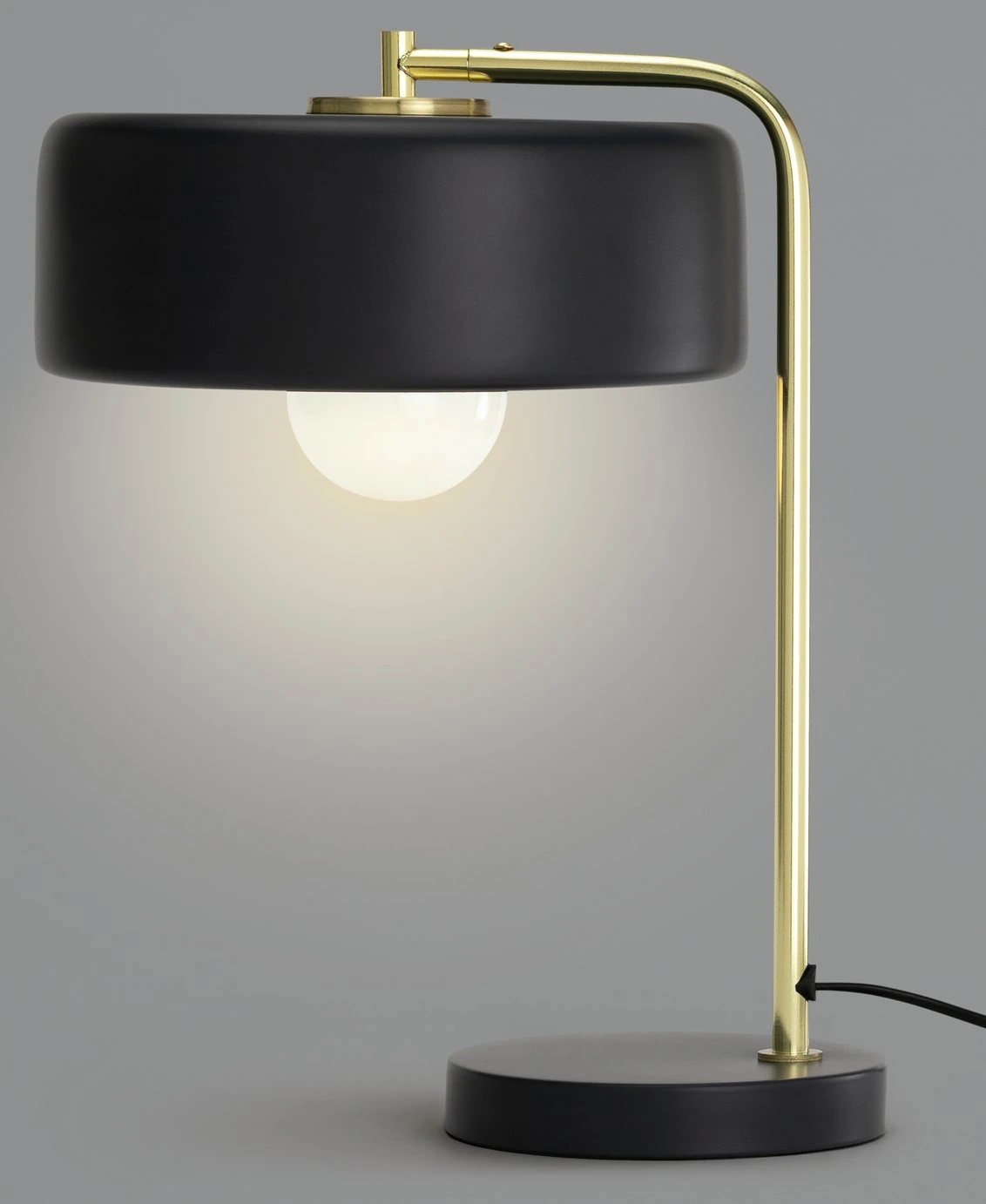 Habitat Minah Iron LED Table Lamp - Black & Brass Habitat Minah Iron LED Table Lamp - Black & Brass -Habitat Furni Sales 2990297 R Z002A