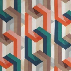 Habitat Cotton Chain Print Multicolor Bedding Set - Single -Habitat Furni Sales 2997733 R Z002A