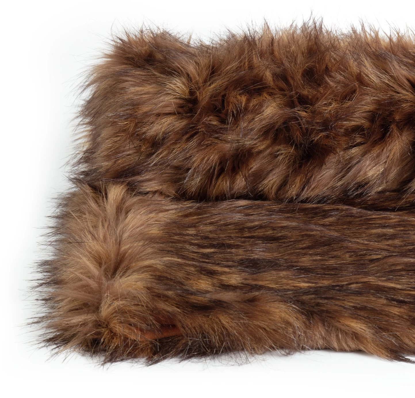 Habitat Faux Fur Throw - Brown - 125x150cm Habitat Faux Fur Throw - Brown - 125x150cm -Habitat Furni Sales 3035591 R Z002A