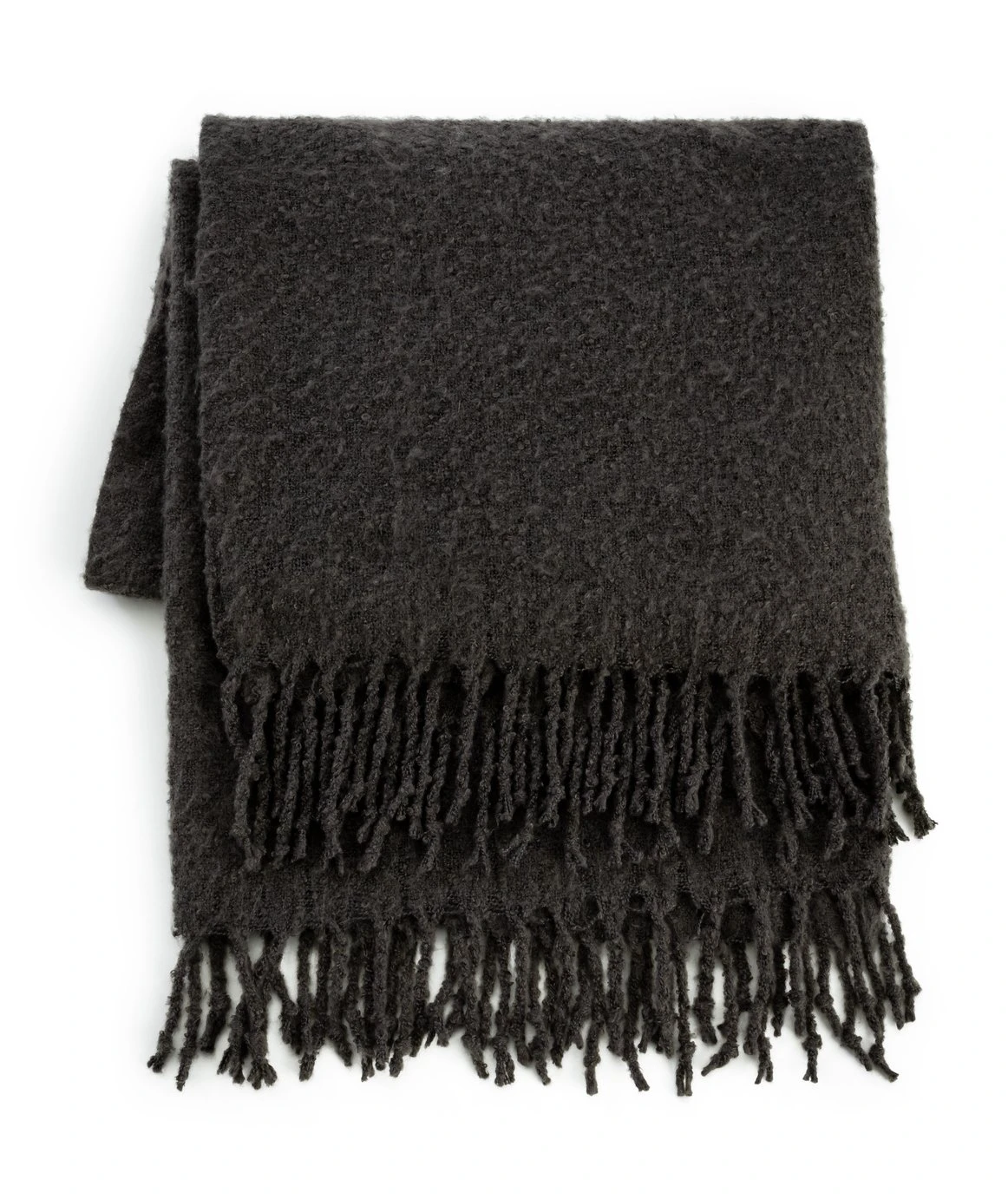 Habitat Faux Mohair Throw - Charcoal - 125X150cm Habitat Faux Mohair Throw - Charcoal - 125X150cm -Habitat Furni Sales 3037238 R Z001A