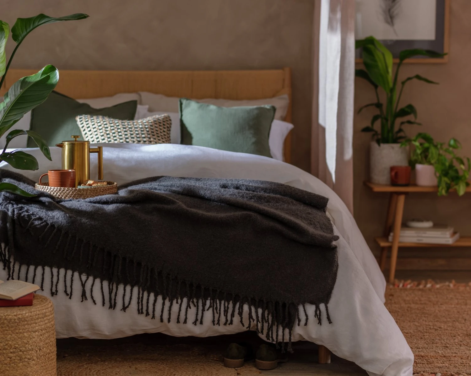 Habitat Faux Mohair Throw - Charcoal - 125X150cm Habitat Faux Mohair Throw - Charcoal - 125X150cm -Habitat Furni Sales 3037238 R Z001C