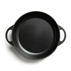 Habitat 4 Litre Shallow Cast Iron Casserole Dish - Black 2 Habitat 4 Litre Shallow Cast Iron Casserole Dish - Black -Habitat Furni Sales 3065482 R Z002A