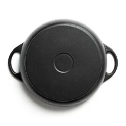 Habitat 4 Litre Shallow Cast Iron Casserole Dish - Black 4 Habitat 4 Litre Shallow Cast Iron Casserole Dish - Black -Habitat Furni Sales 3065482 R Z004A