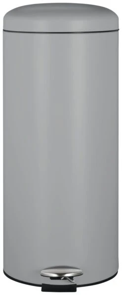 Habitat 30 Litre Round Kitchen Pedal Bin - Matt Grey
