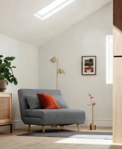 Habitat Roma Small Double Chairbed - Grey -Habitat Furni Sales 3104958 R Z004A